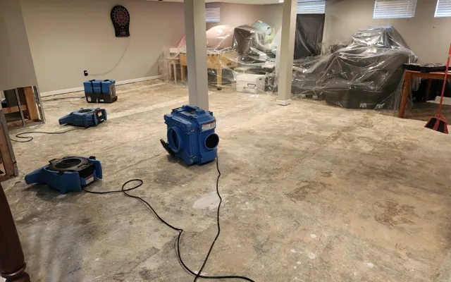 Sump Pump Failure Flooding in Vista, CA